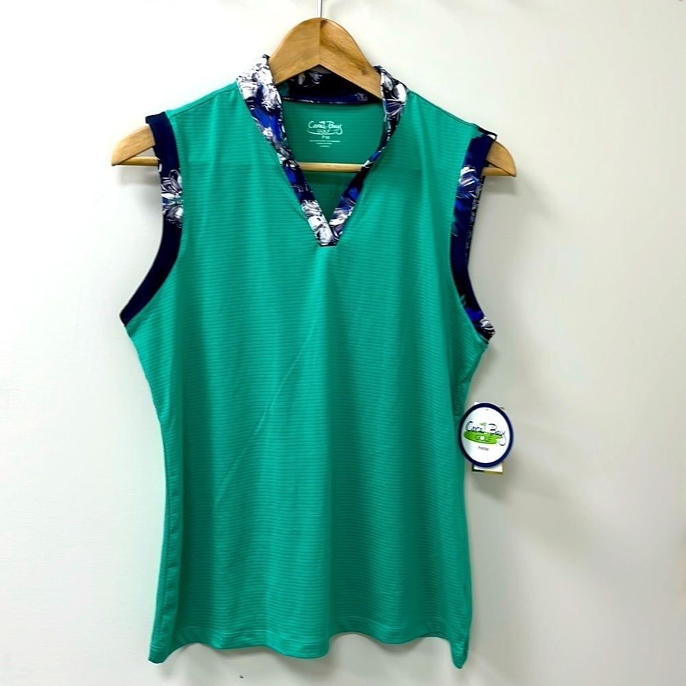 NWT Coral Bay UPF 50 Golf Top Size PM